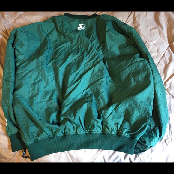 Vintage Starter Green Sweater 90’s Size:L - Picture 5 of 6